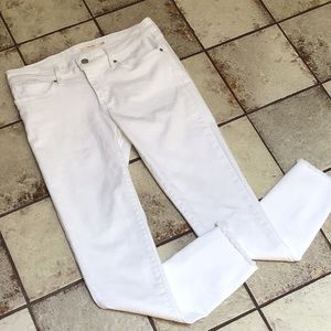 Levi’s 711 skinny white stretch jeans
